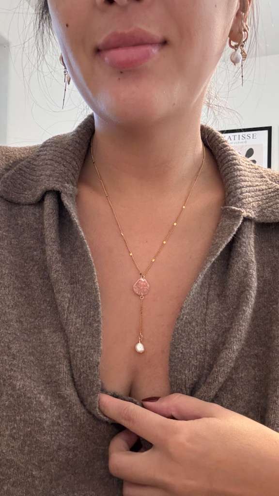 Sirena Necklace Pearl Drop